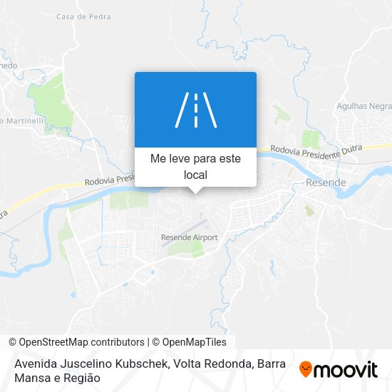 Avenida Juscelino Kubschek mapa