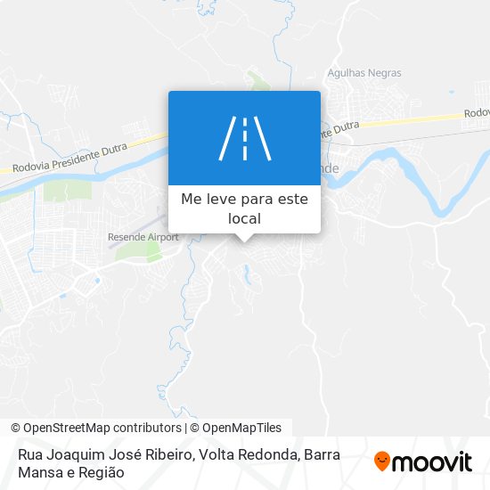 Rua Joaquim José Ribeiro mapa