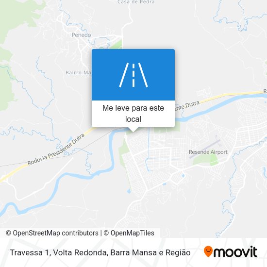 Travessa 1 mapa