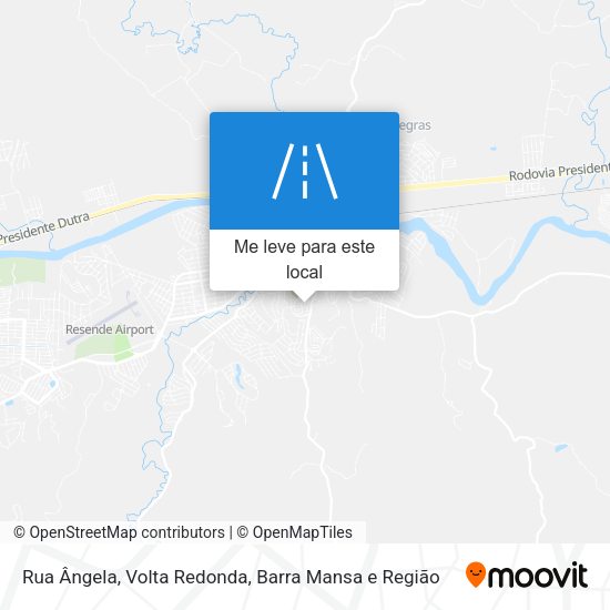 Rua Ângela mapa