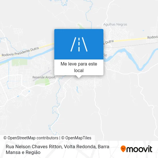Rua Nelson Chaves Ritton mapa