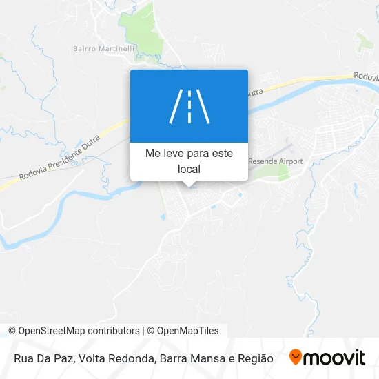 Rua Da Paz mapa