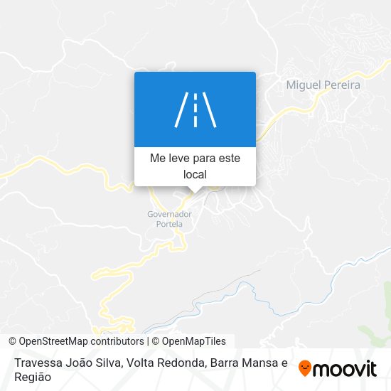 Travessa João Silva mapa