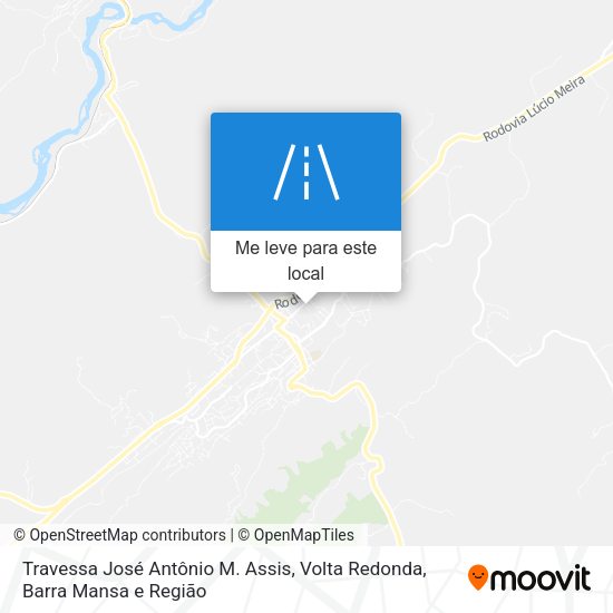 Travessa José Antônio M. Assis mapa