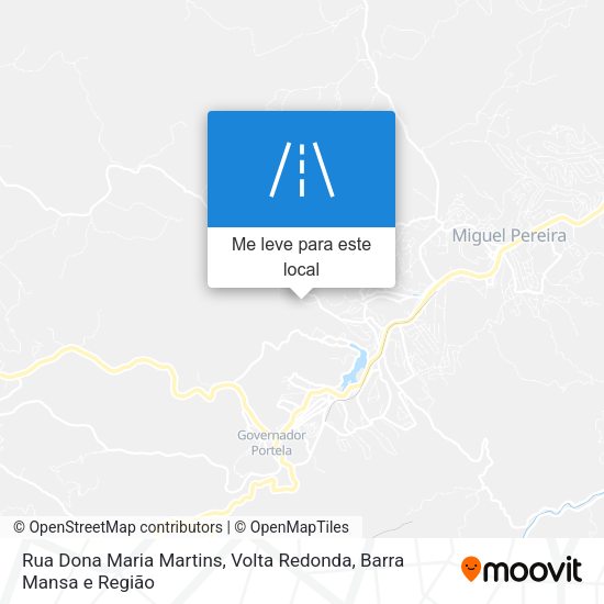 Rua Dona Maria Martins mapa