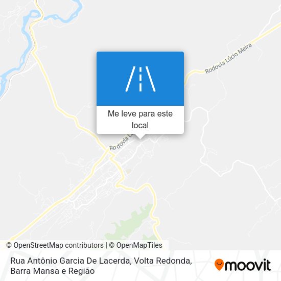 Rua Antônio Garcia De Lacerda mapa