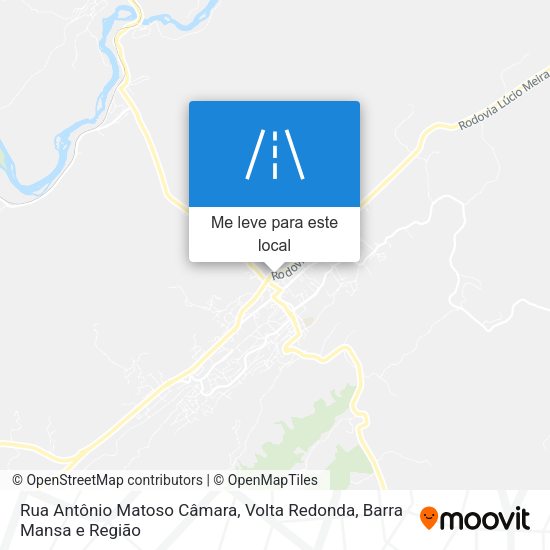 Rua Antônio Matoso Câmara mapa
