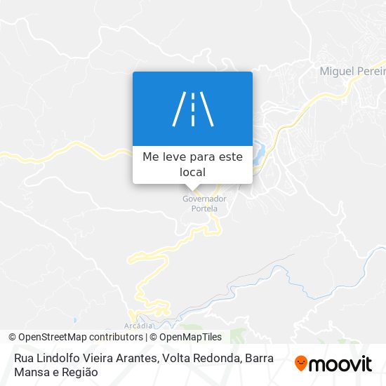 Rua Lindolfo Vieira Arantes mapa