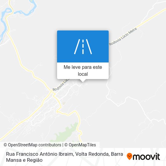 Rua Francisco Antônio Ibraim mapa