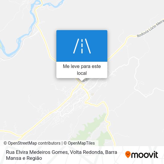 Rua Elvira Medeiros Gomes mapa
