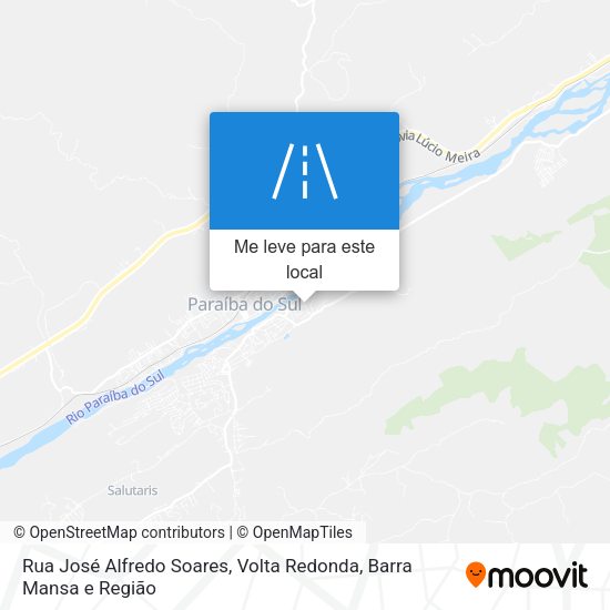 Rua José Alfredo Soares mapa