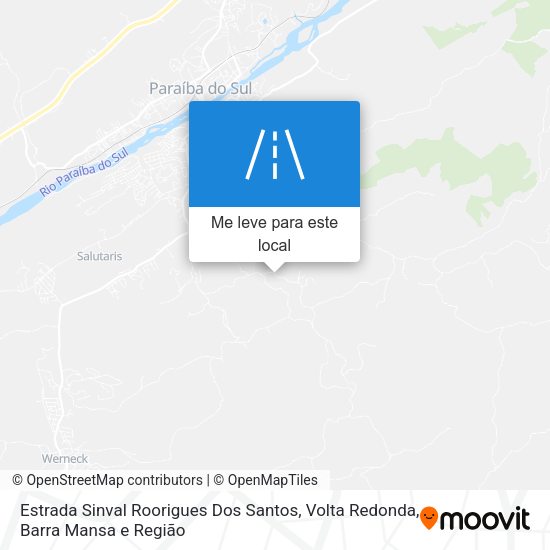 Estrada Sinval Roorigues Dos Santos mapa