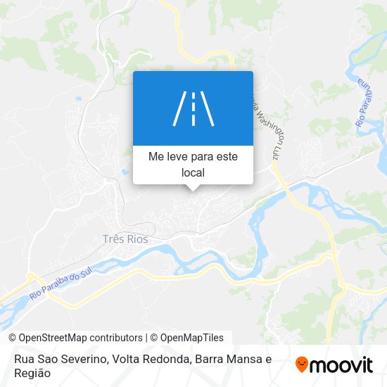 Rua Sao Severino mapa