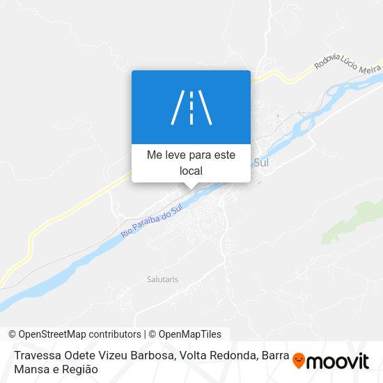 Travessa Odete Vizeu Barbosa mapa