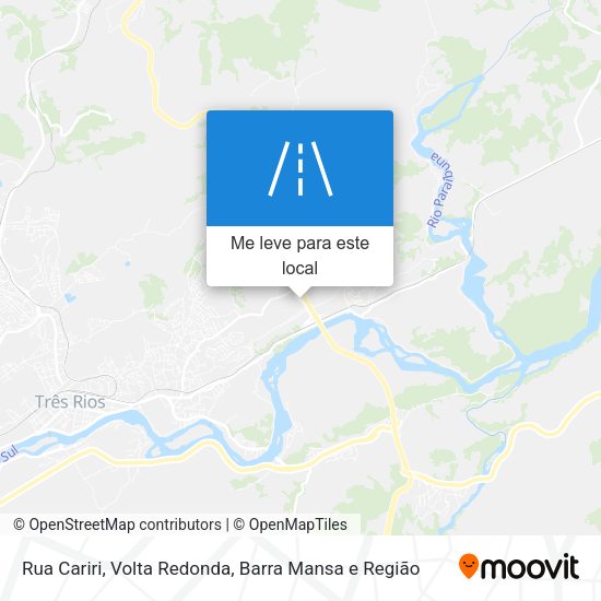 Rua Cariri mapa