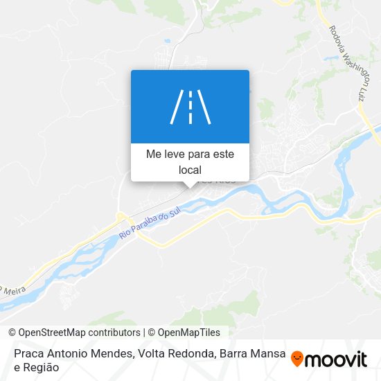 Praca Antonio Mendes mapa