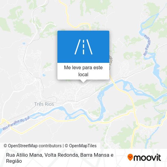 Rua Atilio Mana mapa