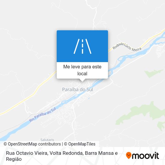 Rua Octavio Vieira mapa