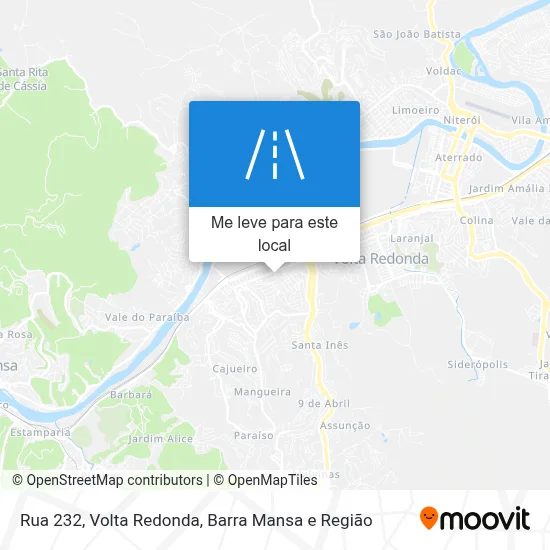 Rua 232 mapa
