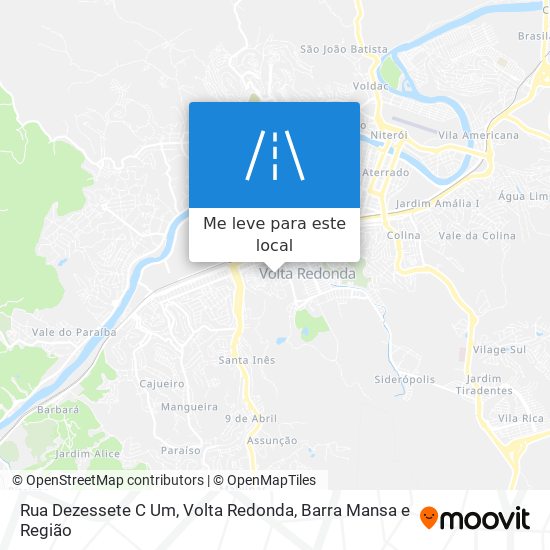 Rua Dezessete C Um mapa