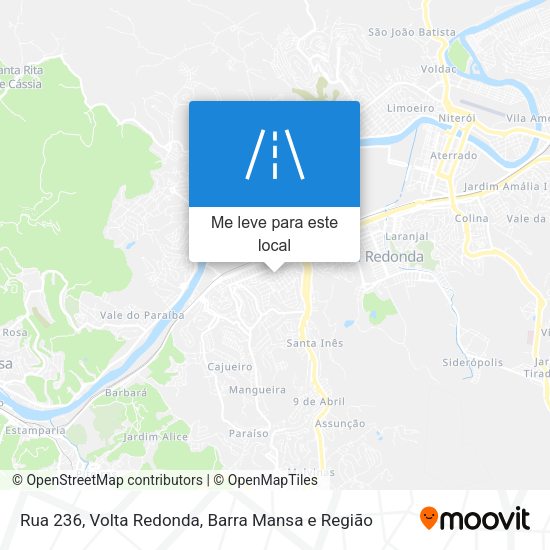 Rua 236 mapa