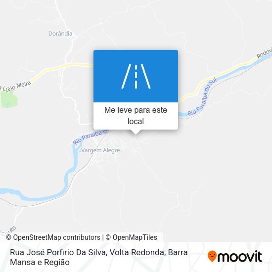 Rua José Porfirio Da Silva mapa