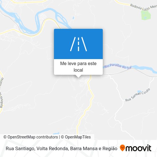 Rua Santiago mapa