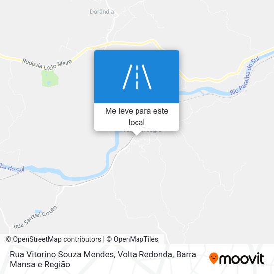 Rua Vitorino Souza Mendes mapa