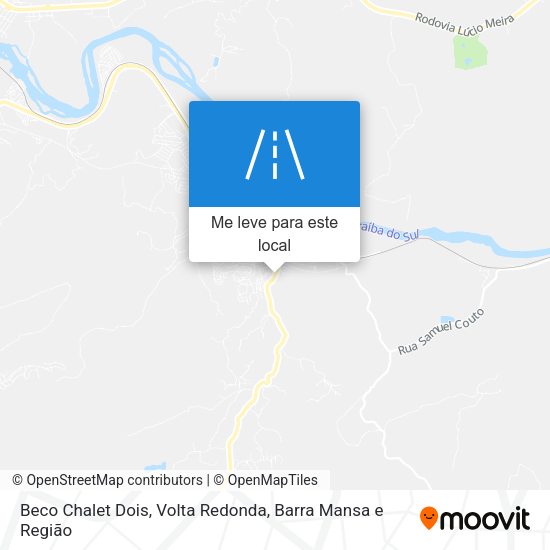 Beco Chalet Dois mapa