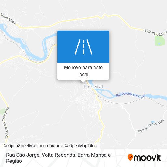 Rua São Jorge mapa