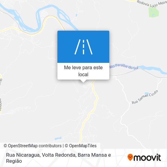 Rua Nicaragua mapa