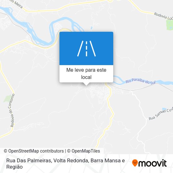 Rua Das Palmeiras mapa