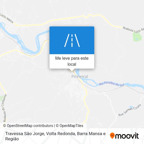 Travessa São Jorge mapa