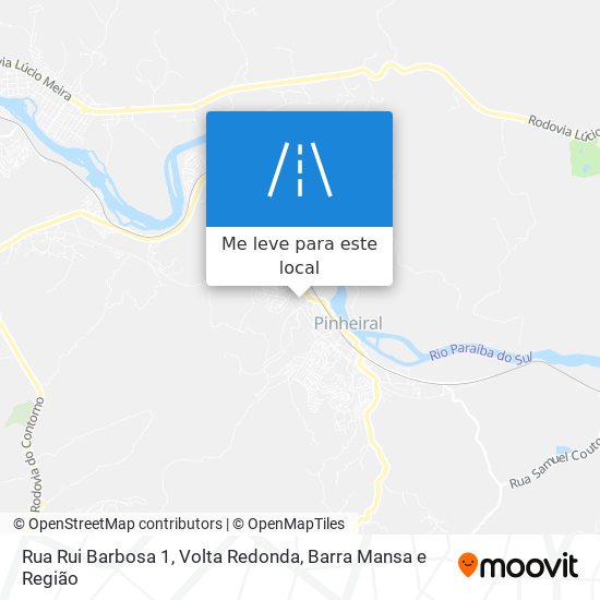 Rua Rui Barbosa 1 mapa