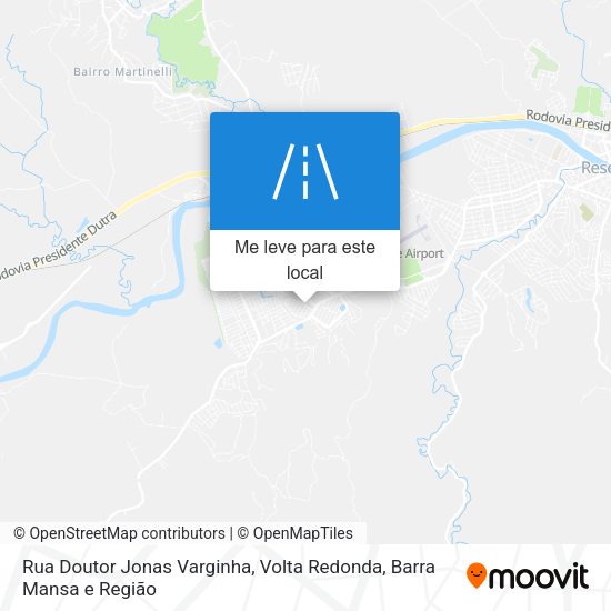 Rua Doutor Jonas Varginha mapa