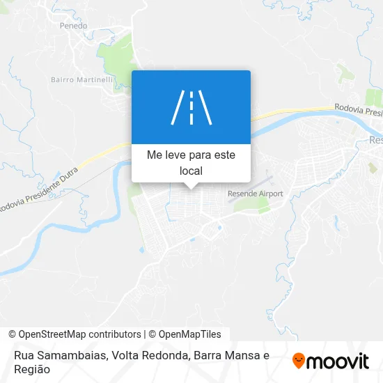 Rua Samambaias mapa