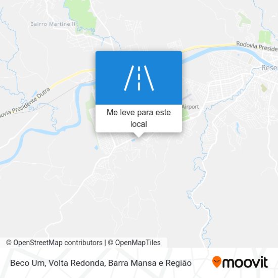 Beco Um mapa