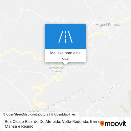 Rua Clesio Ricardo De Almeida mapa