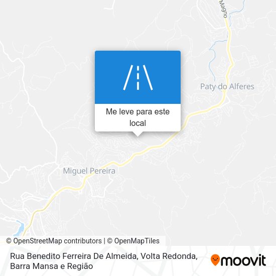 Rua Benedito Ferreira De Almeida mapa