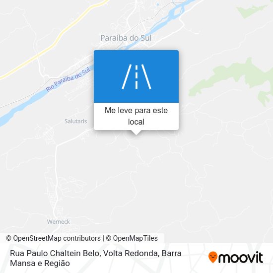 Rua Paulo Chaltein Belo mapa