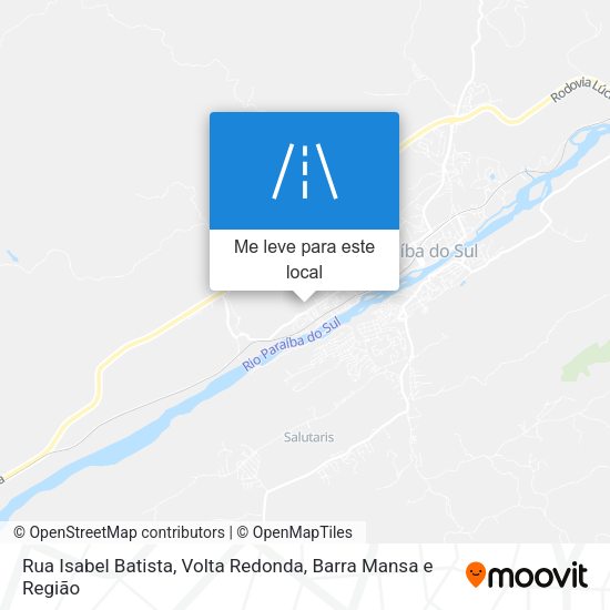 Rua Isabel Batista mapa
