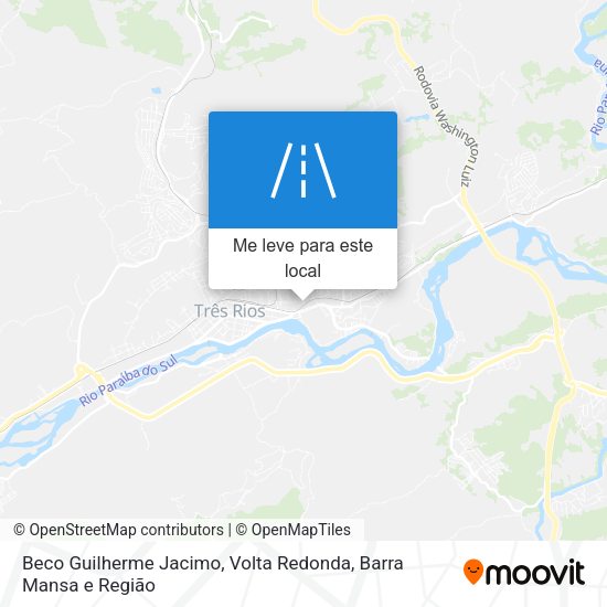 Beco Guilherme Jacimo mapa