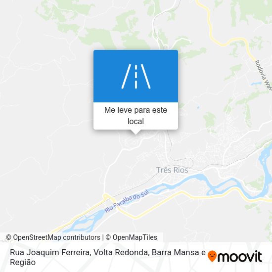 Rua Joaquim Ferreira mapa