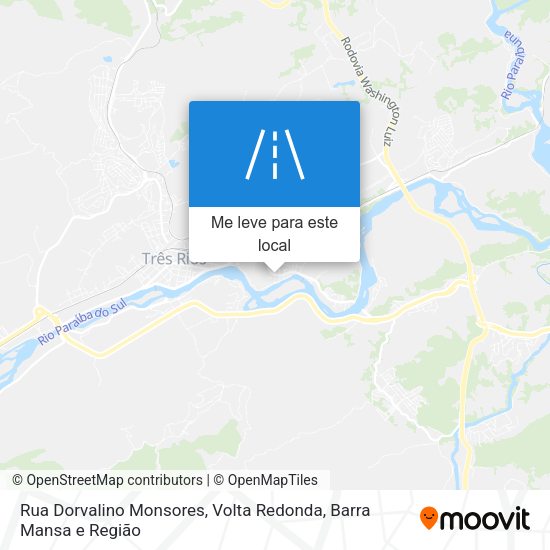 Rua Dorvalino Monsores mapa