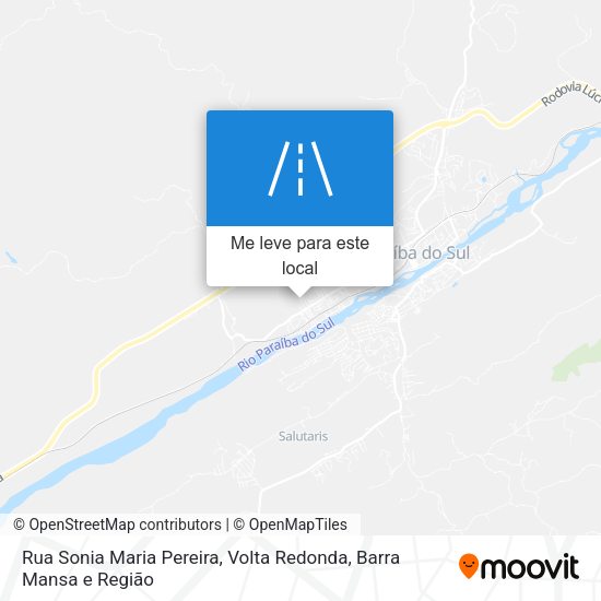 Rua Sonia Maria Pereira mapa