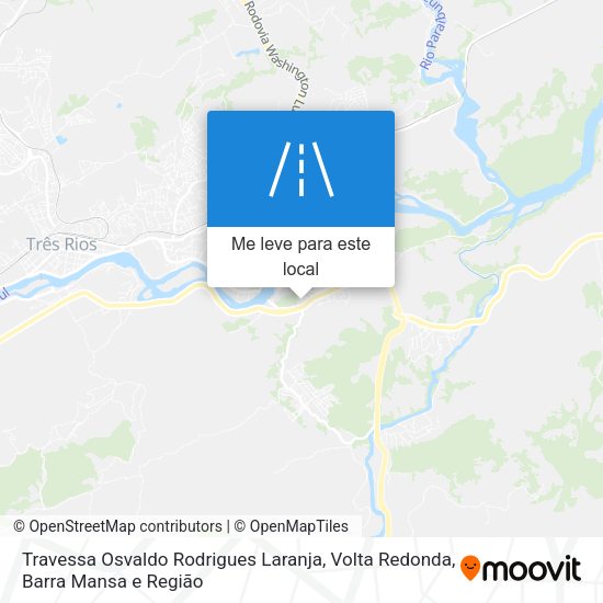 Travessa Osvaldo Rodrigues Laranja mapa