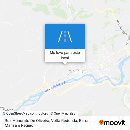 Rua Honorato De Oliveira mapa