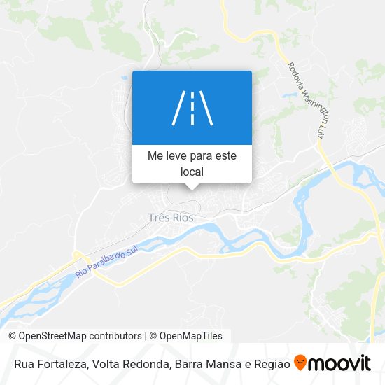 Rua Fortaleza mapa