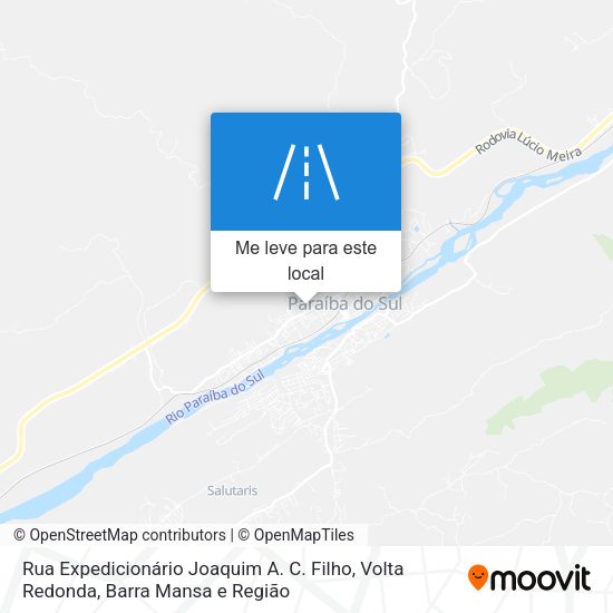 Rua Expedicionário Joaquim A. C. Filho mapa