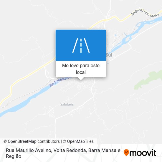 Rua Maurilio Avelino mapa
